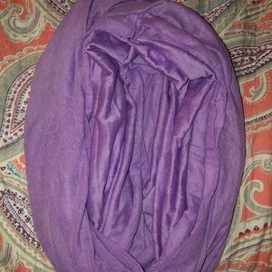 purple infinity scarf